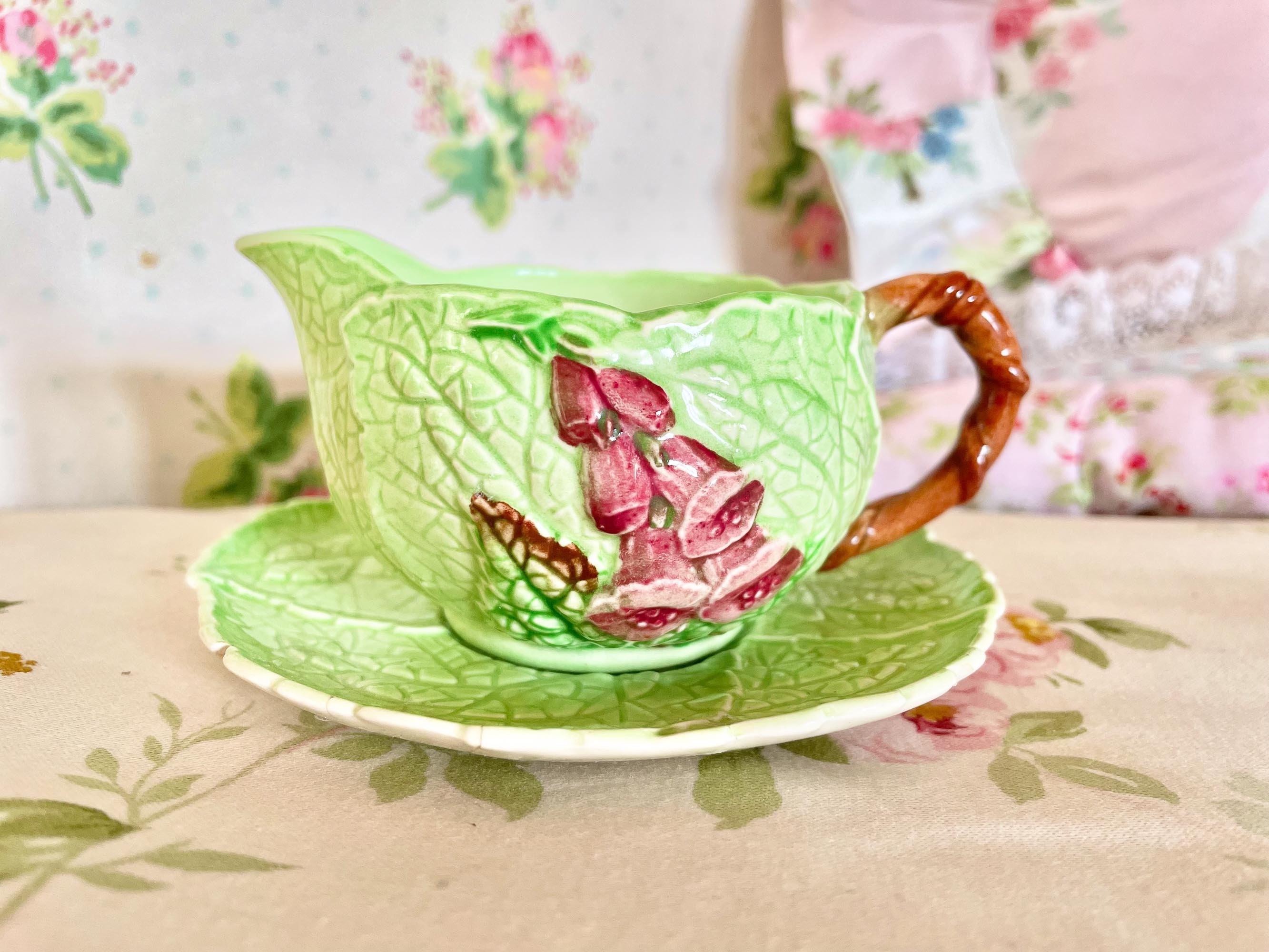 Carlton Ware Jug /milk Jug/vintage Jug/green Jug/vintage