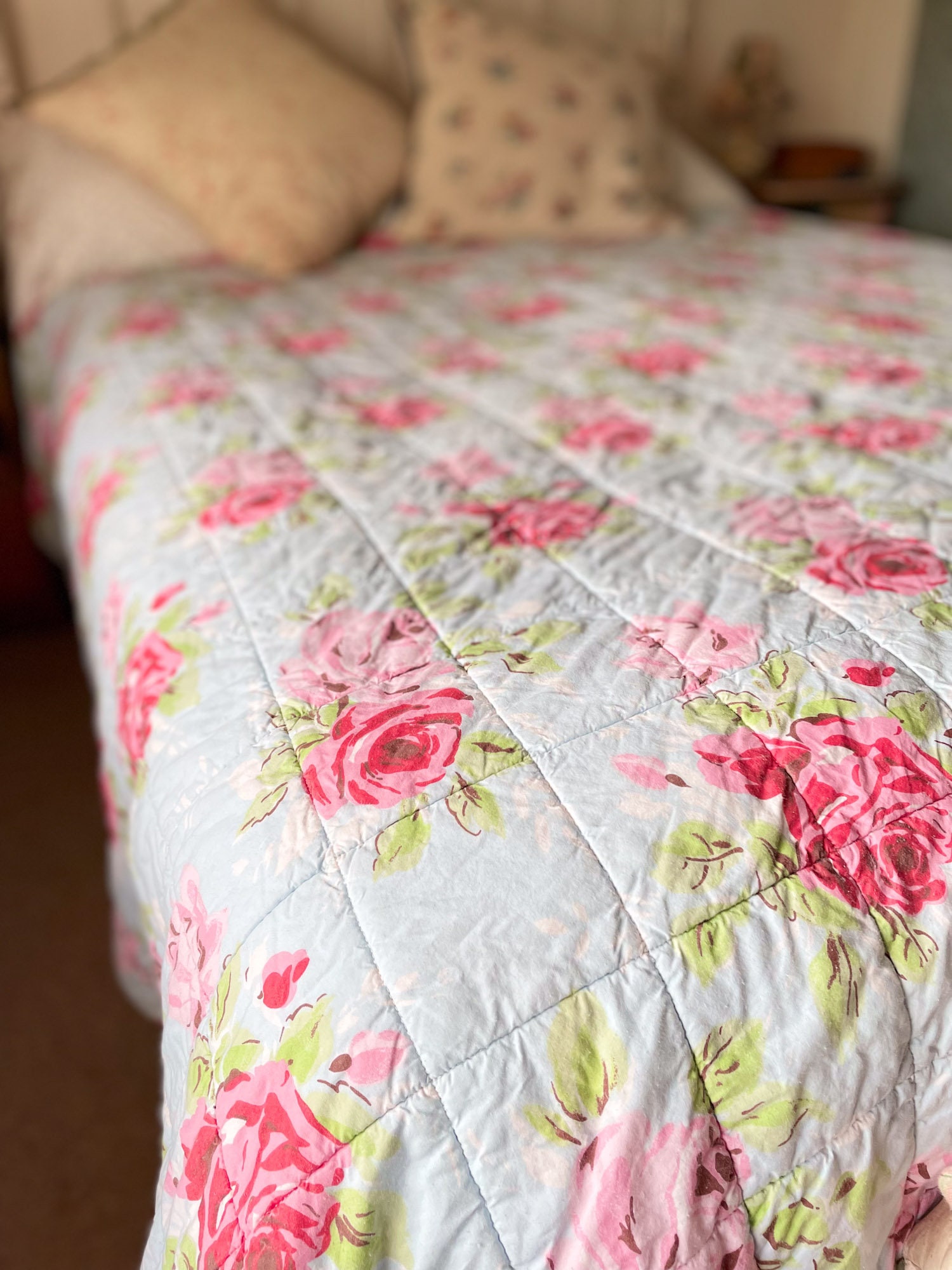 Cath kidston quilted throw sale