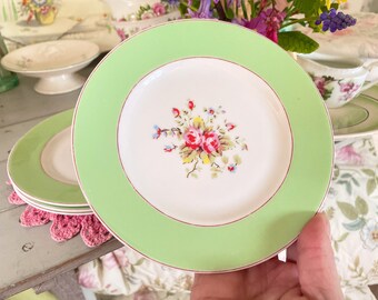 Roses plate / Cath kidston plates/vintage china /wedding china /side plate /cake plates