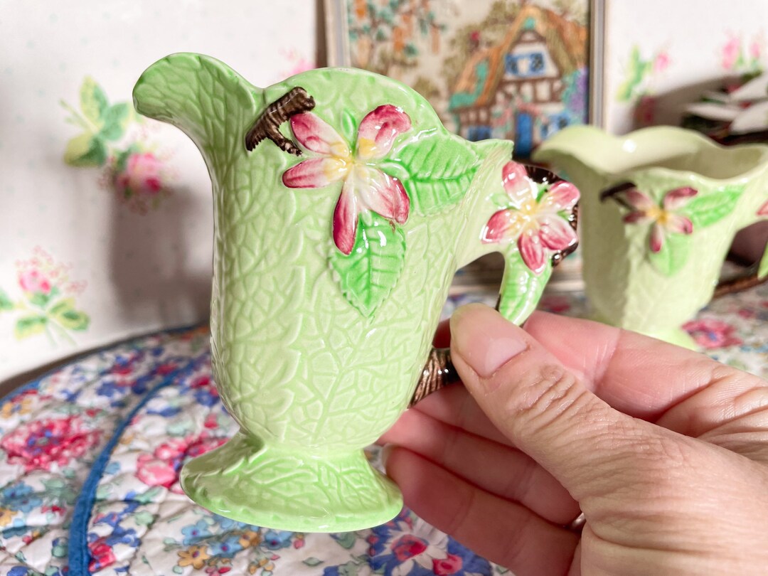 Carlton Ware Jug /milk Jug/vintage Jug/green Jug/vintage Decor Etsy