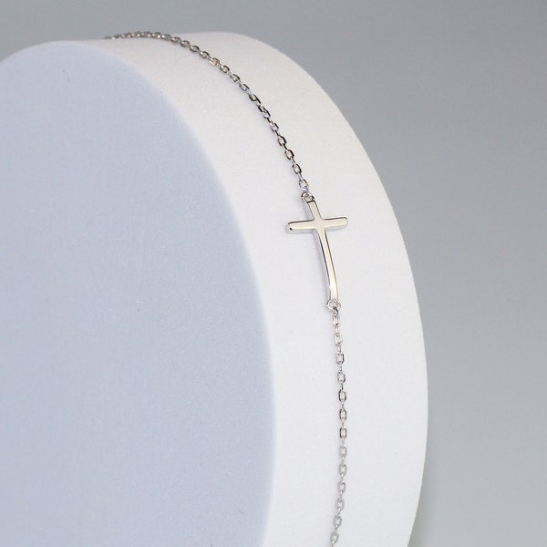 Cross Anklet - Etsy