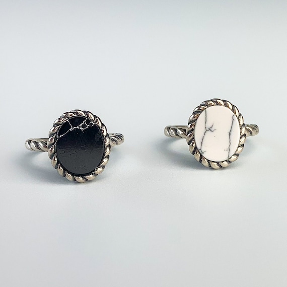 Marble stone deals ring