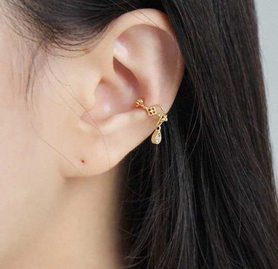 Etsy silver on sale ear cuff
