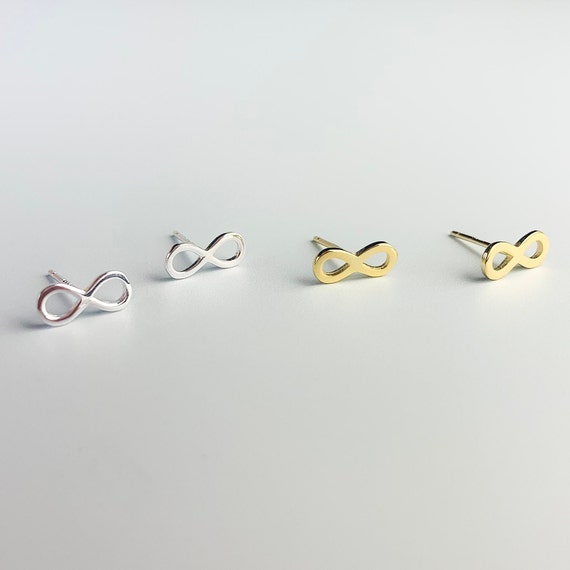 Buy Infinity Heart Diamond Earrings 18 KT yellow gold (2.53 gm). | Online  By Giriraj Jewellers