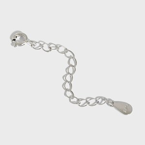 Sterling Silver Chain Extender, Spring Ring Clasp, Use for Bracelets, Anklets, Necklaces