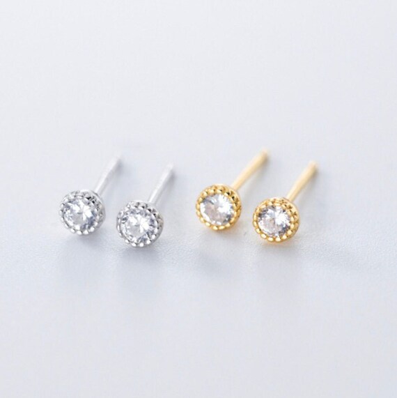 Crystal circle earrings sale