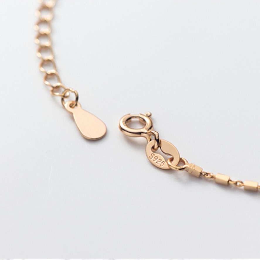 Sterling Silver Delicate Bracelet Dainty Jewellery Rose Gold | Etsy