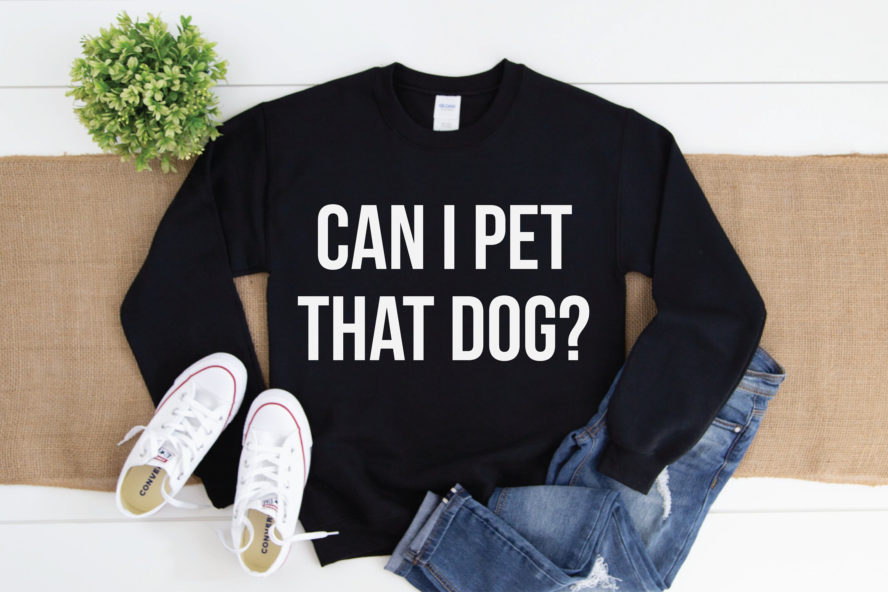 Can I Pet That Dog Shirt Womens Dog Shirts Funny Dog Etsy