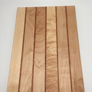 Handmade Maple and Cherry Cutting Board, Serving Board, Cheeseboard, Charcuterie Board