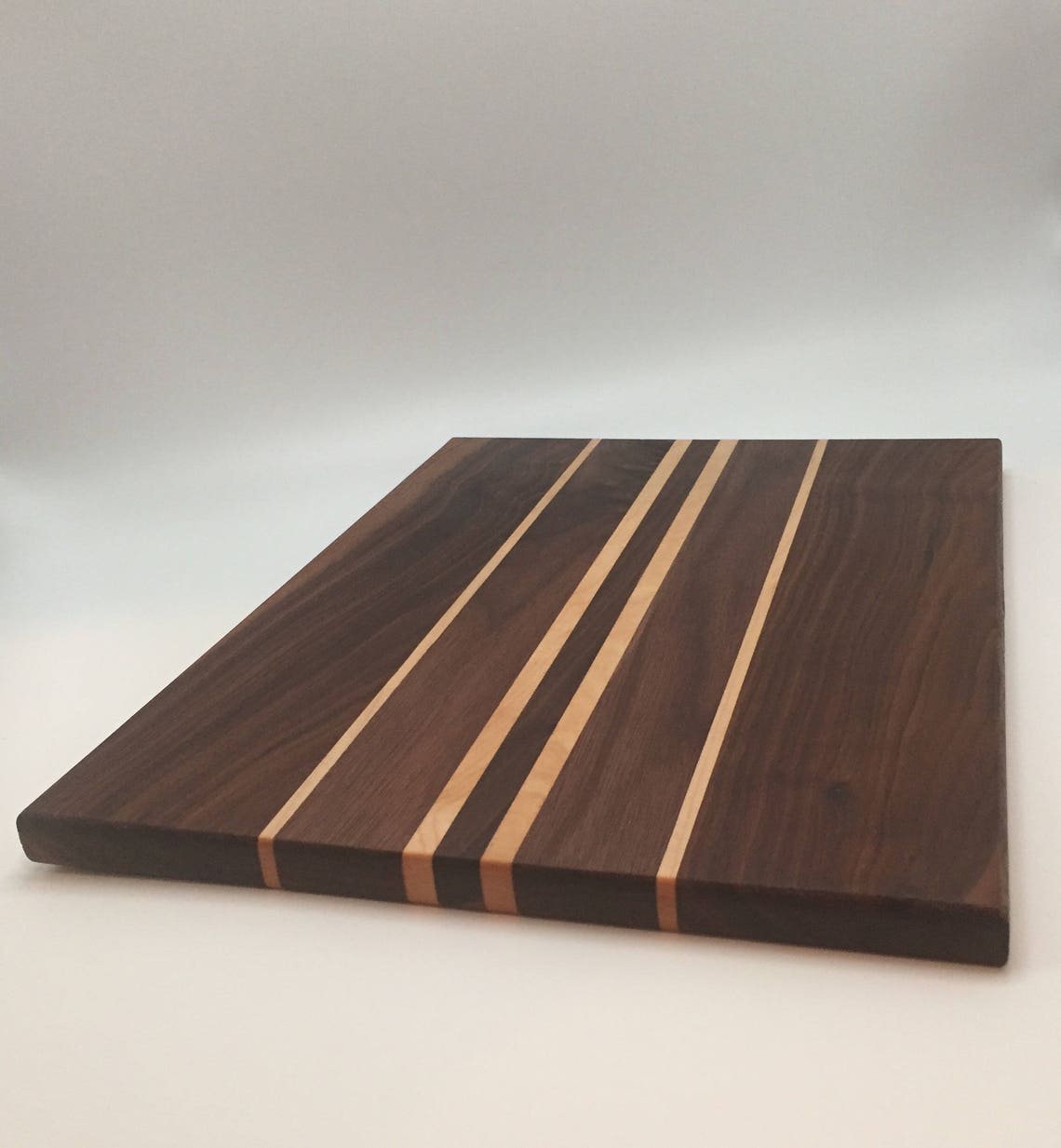 Handmade Walnut and Maple Cutting Board Serving Board Etsy