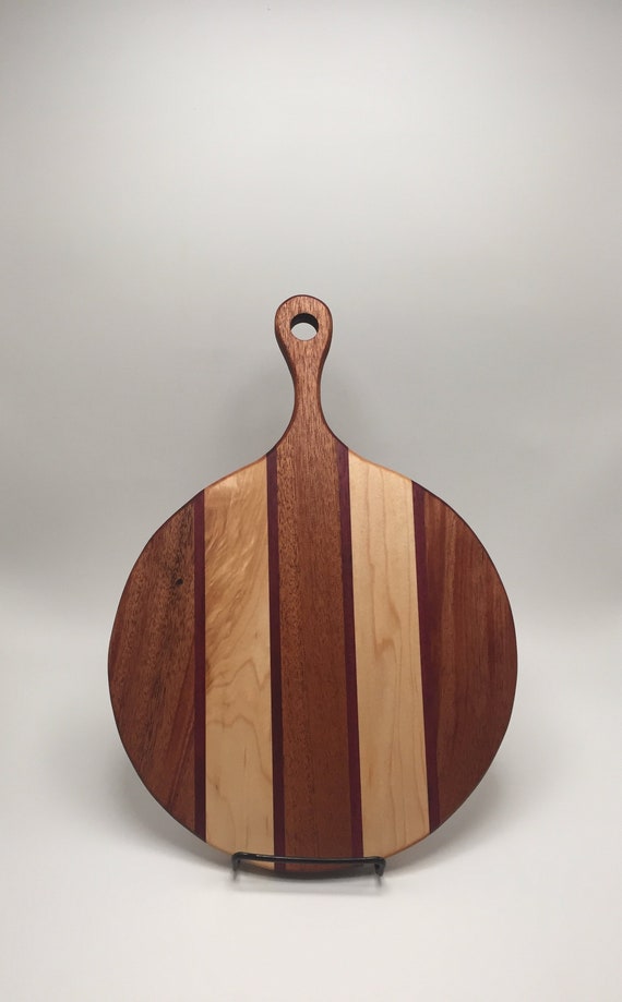 Planche à Découper Bois Bout Érable Bouclé – Fait Main