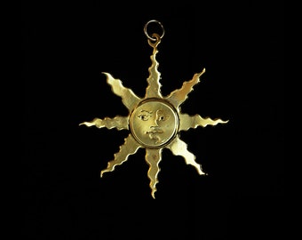 Solaire Sun Pendant/Necklace