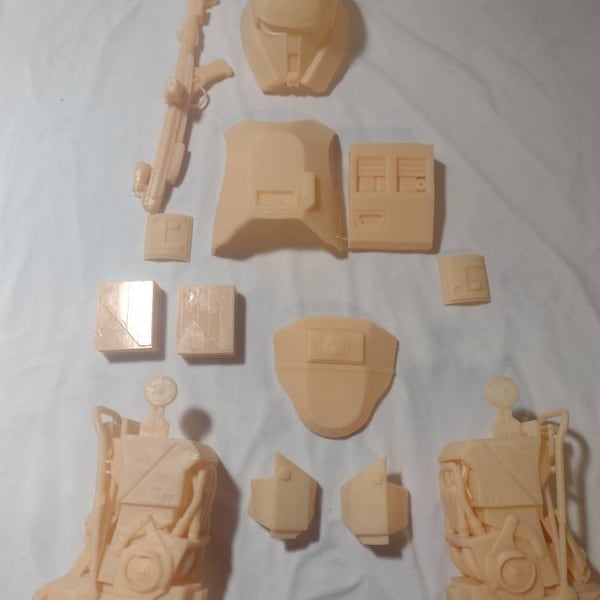 1/6  Range Trooper Armor Set - Custom Action Figure Accessory - Resin 3D Printed - OBO