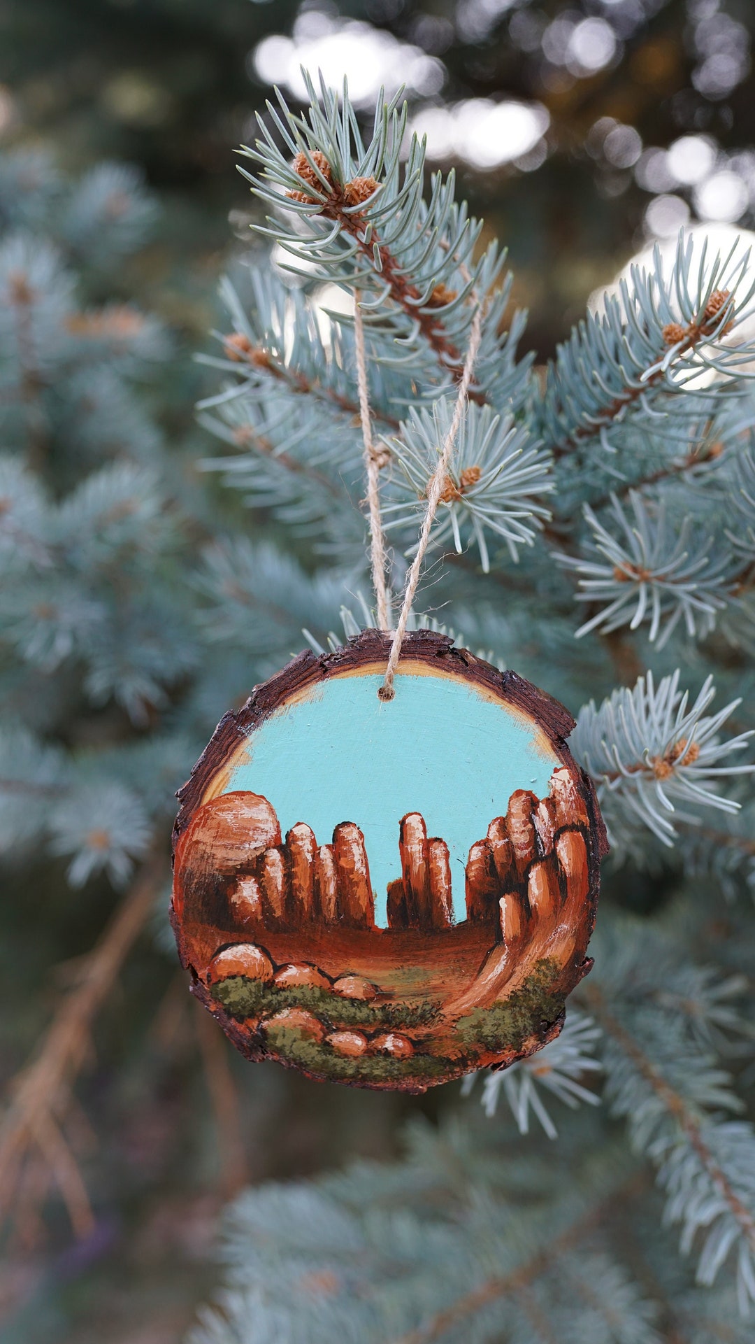 Sedona Ornament Cathedral Rock Sedona Gift Cathedral Rock Christmas