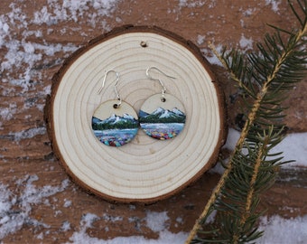 Glacier National Park Jewelry Lake McDonald Earrings -  Gifts for Mountain Lovers || Gifts for Montana Lovers