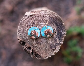 Sedona Earrings Desert Jewelry Sedona Jewelry Courthouse Butte Sedona || Handmade Sedona Art Sedona Jewelry - Gifts for Arizona Lovers