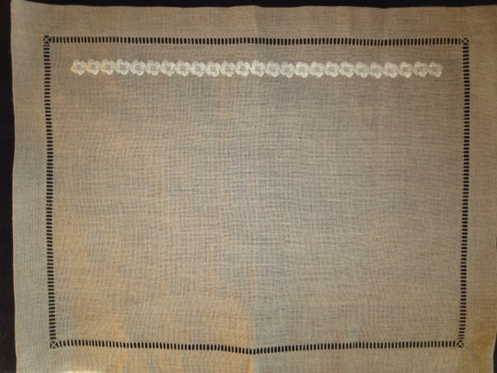 Placemats Embroidered on Linen Etsy