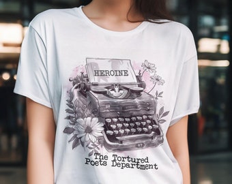 Tortured Poets Department Typewriter Swift Tshirt, Alchemy, Eras Tour, Gift for Swiftie, The Chairman