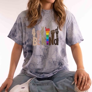 Be Kind Rainbow Shirt, BLM Shirt, Sign Language Shirt, LGBT Shirt, Anti-Racism Shirt, Kindness Shirt, Love Shirt, Sign Language Shirt