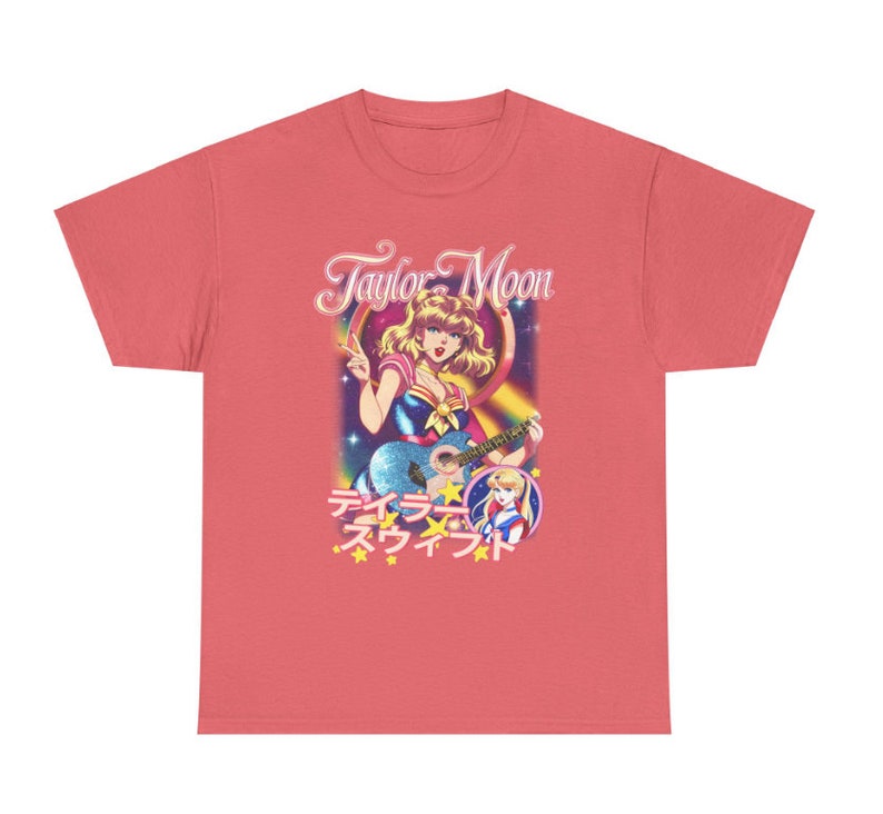 Taylor Moon Shirt, Anime Cartoon Shirt, Swift Tshirt, Moon Scout, Swiftie Plus Size, Swiftie Gift for Mom, Eras Karma Midnights Speak Now image 3