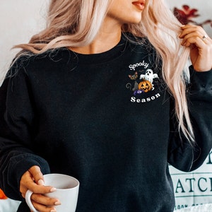 Spooky Season Sweatshirt, Crewneck Sweatshirt, Spooky Sweatshirt, Halloween