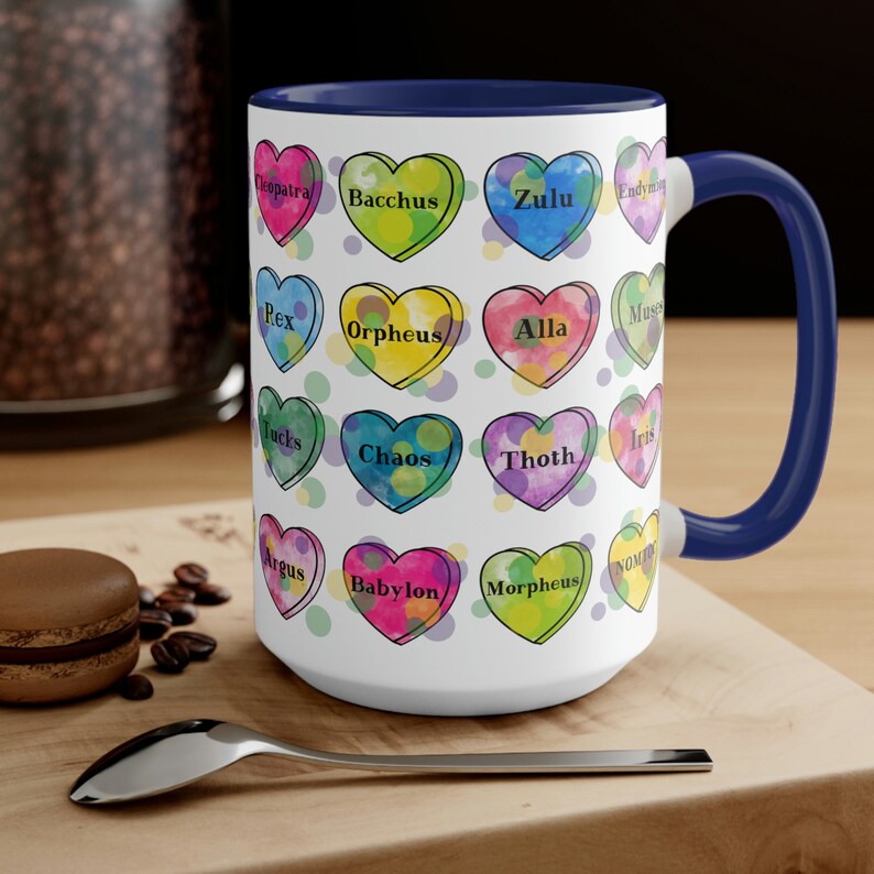 Mardi Gras Parades, Mardi Gras Krewe Mug, Mardi Gras Krewes, Large Coffee Mug, New Orleans, Coffee Lover Gift image 5