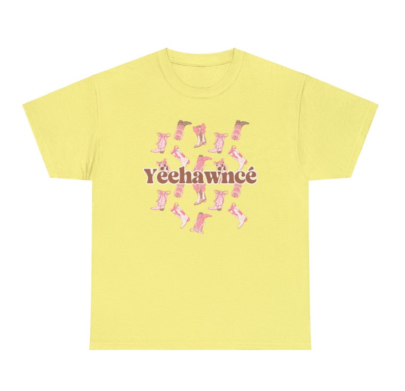 Yeehawncé Coquette Western Tshirt Feminine Cowboy Pink Aesthetic Texas Hold 'Em Inspired, Plus Size Shirt, Cowgirl Gift image 6