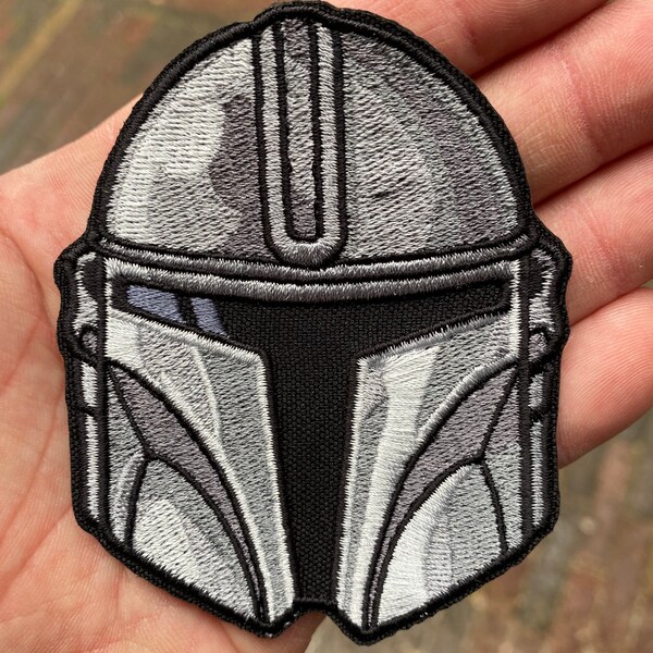 The Mandalorian Helmet Patch