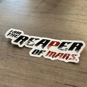 Bookish Stickers Reaper of Mars