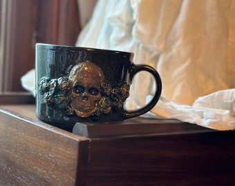 Skull and Roses mug