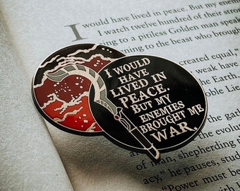 Antique Lived in Peace Pin
