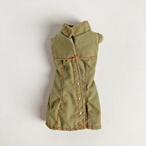 Vintage Bratz Xpress It! Meygan Green Dress 2002, Bratz Clothes, MGA Doll Clothes, Doll Dress Clothes for 10in Doll, Y2K Bratz