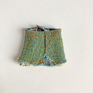 Vintage Bratz Demin Skirt, Bratz Clothes, MGA Doll Clothes, Doll Jean Skirt Clothes for 10in Doll, Y2K Bratz