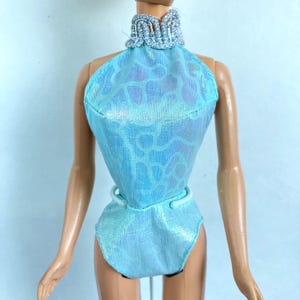 Vintage Magic Moves Barbie Blauer Body - 1985 Mattel
