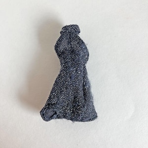 Bratz Fashion Show Clow Black Shiny Dress, Bratz Doll, MGA Fashion Doll Clothes, Bratz Doll Dress, 10in Fashion Doll Clothes