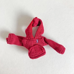 Vintage Bratz Red J Sweater, Bratz Clothes, MGA Doll Clothes, Doll Coat Clothes for 10in Doll, Y2K Bratz,