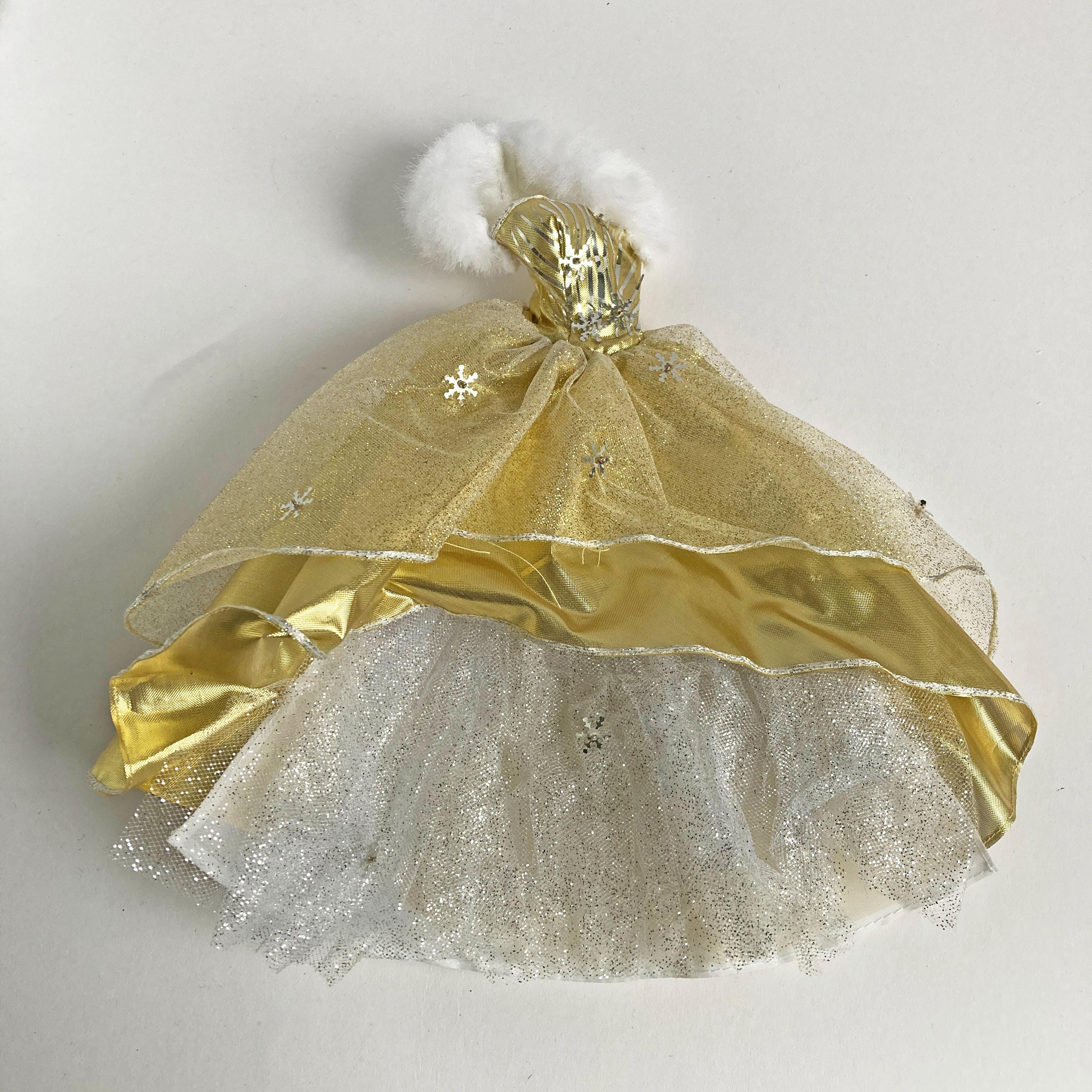 Gold Dress Fur Trim - Etsy