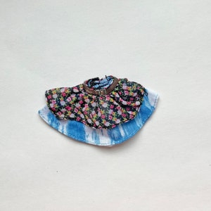 Vintage Bratz Floral Skirt with Belt, Bratz Clothes, MGA Doll Clothes, Doll Skirt, Clothes for 10in Doll, Y2K Bratz