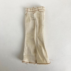 Vintage Bratz Strut It Meygan White Flare Pants, Bratz Clothes, MGA Doll Clothes, Doll Pants Clothes for 10in Doll, Y2K Bratz
