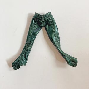 Vintage Bratz Dynamite Meygan Green Pleather Pants 2005, Bratz Doll Pants, Doll Clothes, MGA, Bratz Clothes