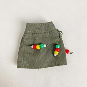 Hannah Montana Miley's Stylin' Stuff Green Skirt, Doll Clothes, Disney Hannah Montana Skirt, Early 2000s, Miley Stewart Doll Clothes