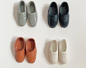 Vintage Ken Doll Shoes: Shoe Set of 4