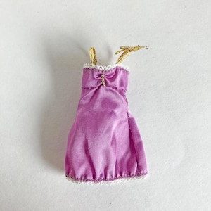 Vintage Bratz World Yasmin's House Purple Dress, Bratz Clothes, MGA Doll Clothes, Clothes for 10in Doll, Y2K Bratz