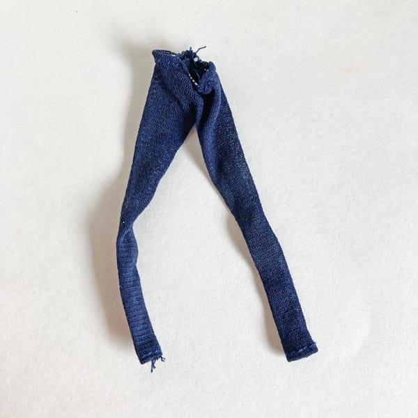 Vintage Bratz Doll Leggings: Sheer Dark Blue Y2K Clothes