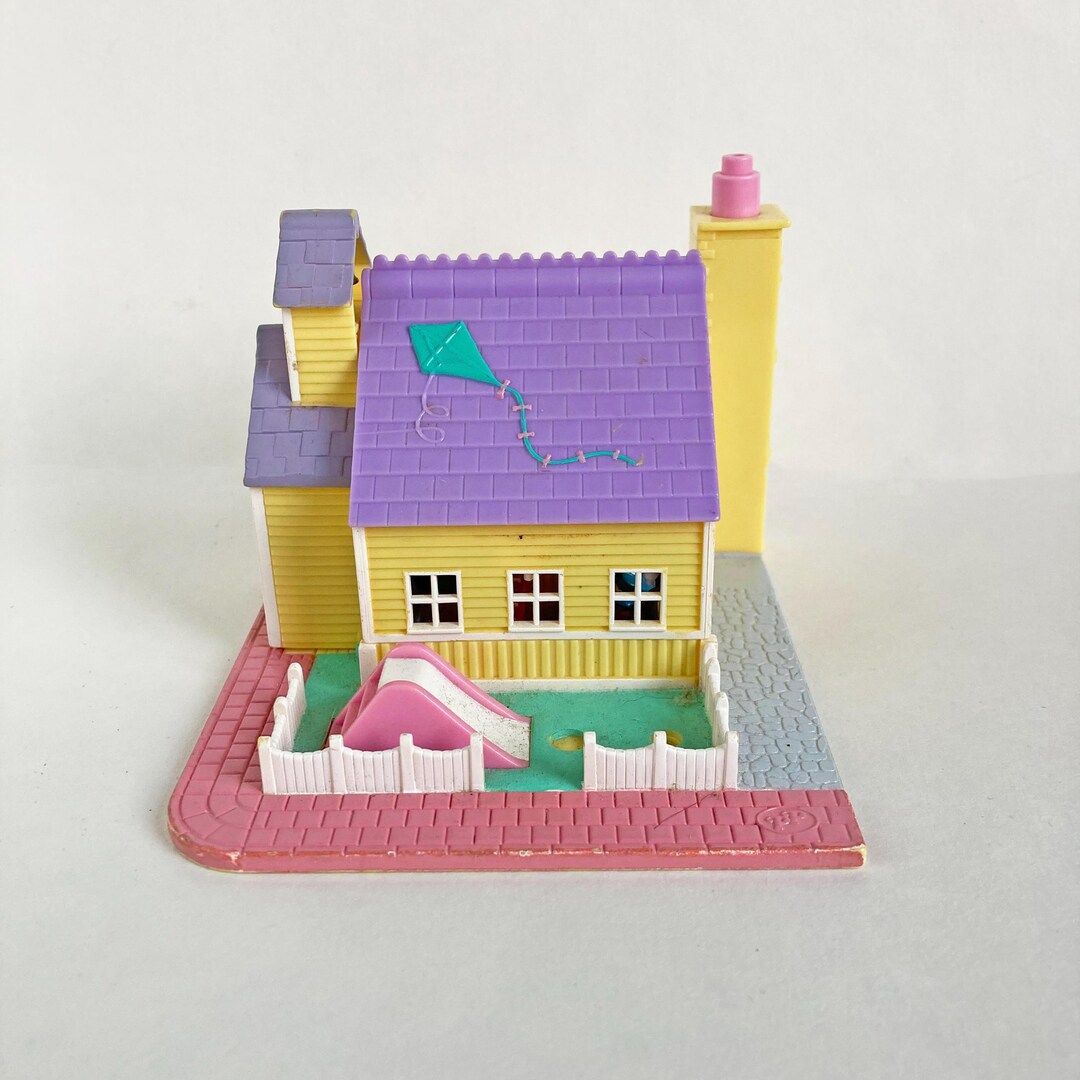 Polly Pocket Bluebird 1993 Polyville Light Up School House (école) Avec Lumières, Occasion