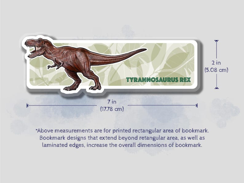 Rex Postcards TYRANNOSAURUS REX 5x7 DINOSAUR Art Print Decor of Dinosaur Artwork for ...