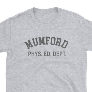 mumford athletic department t shirt