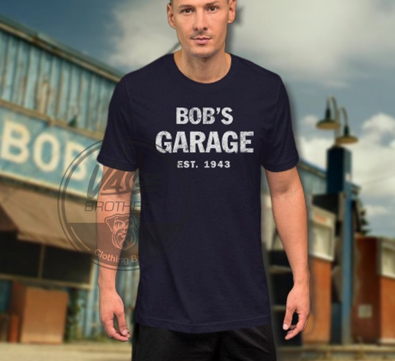 bob's garage baseball shirt