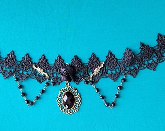 Sexy Goth Vintage Choker Necklace