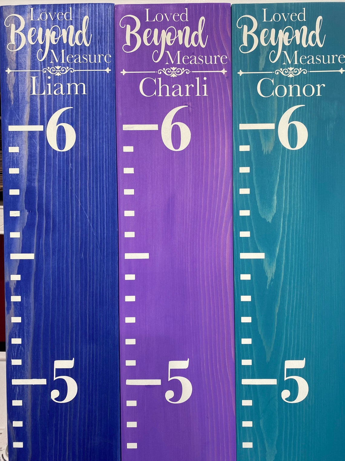 Growth chart Custom Growth Board Wall Ruler Growth Chart Etsy